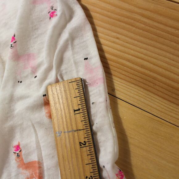 Llama Print Tee Zoe+Liv Medium Hi-Lo Sheer - Picture 5 of 5